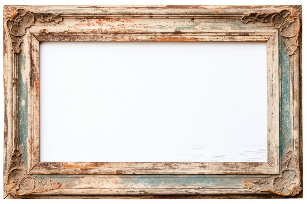 Vintage wood frame backgrounds white background architecture.