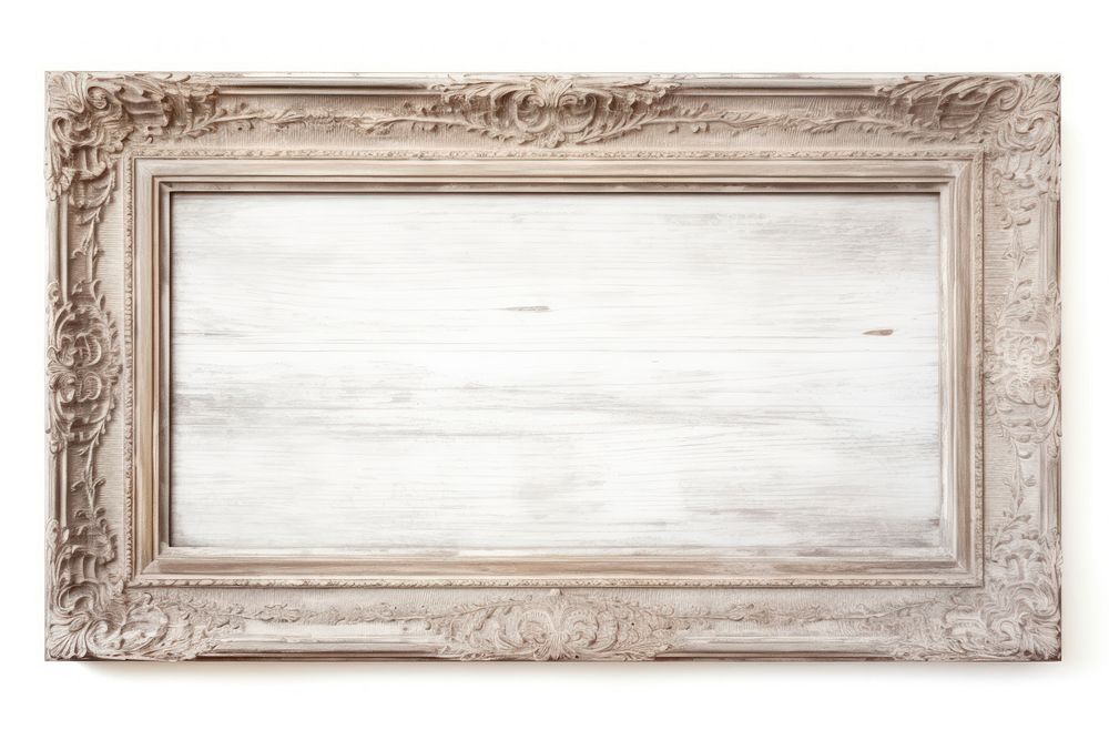 Vintage wood frame backgrounds white white background.