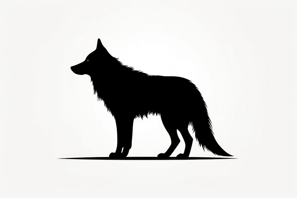 Wolf silhouette wolf animal.