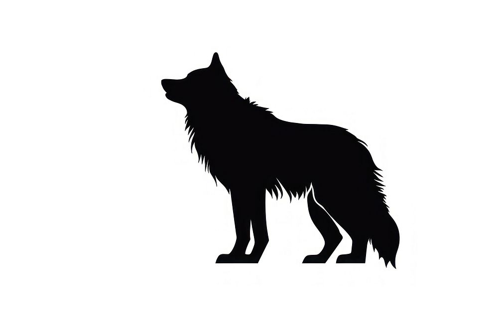 Wolf silhouette wolf animal.