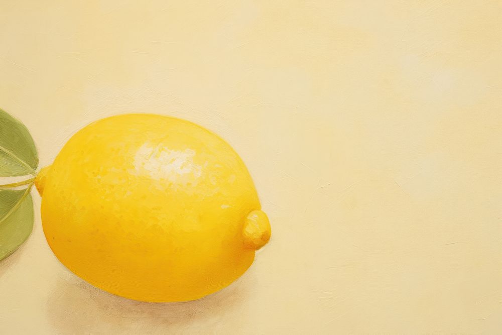 Close up on pale lemon fruit plant food.
