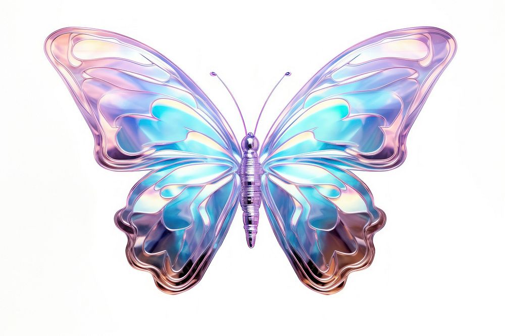 Butterfly graphics animal white background.
