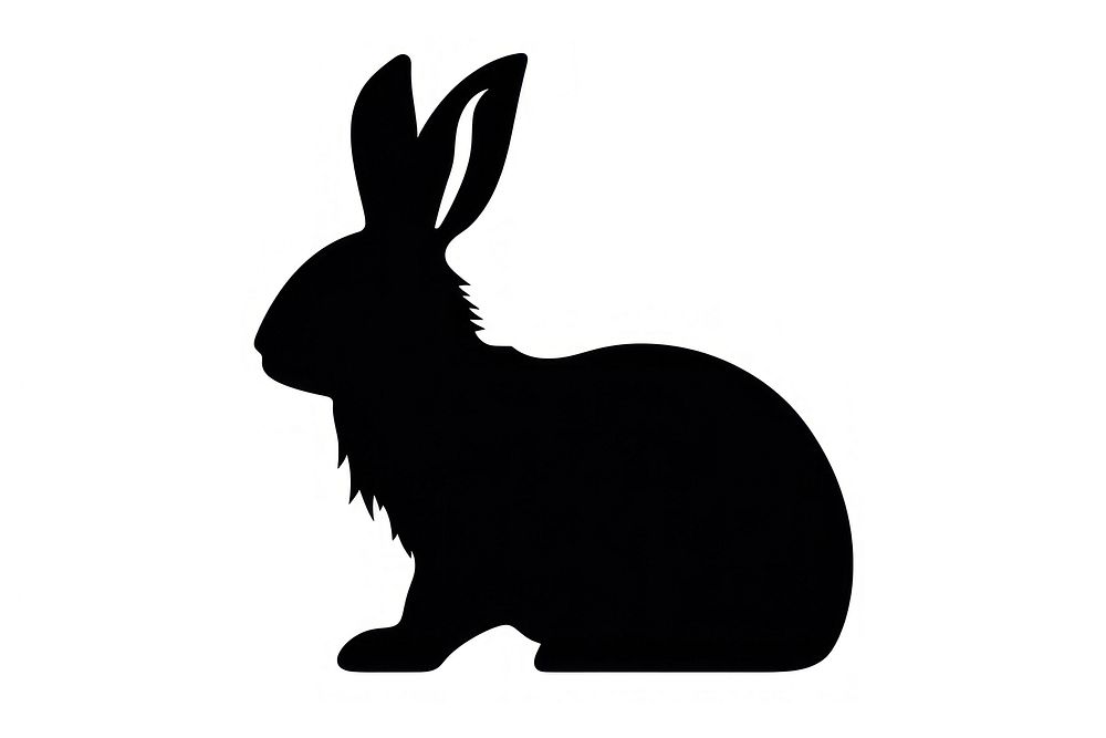 Bunny silhouette bunny wildlife.