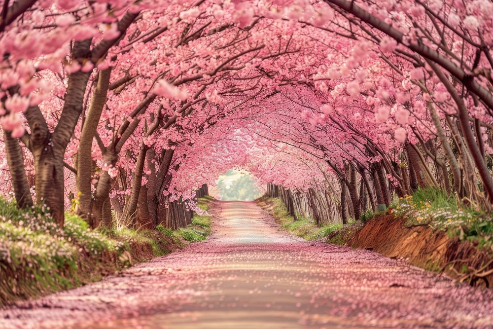 Photo of cherry blossoms outdoors nature flower.