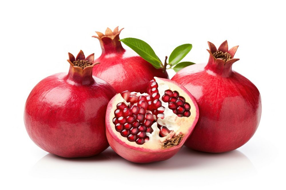 Pomegranates produce fruit plant.