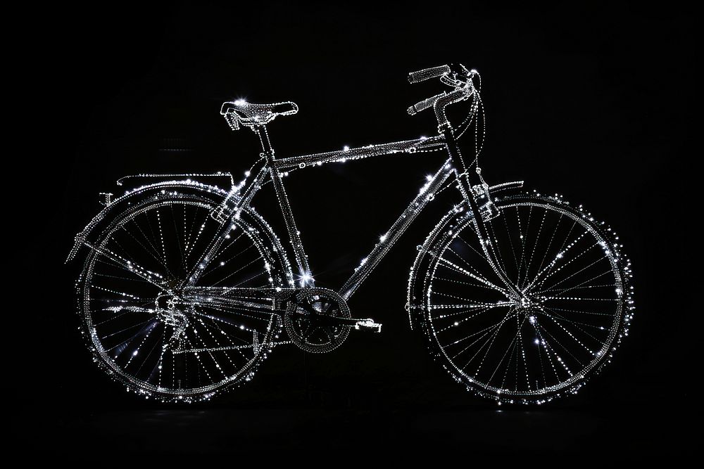 Effect minimal of bicycle vehicle wheel light.