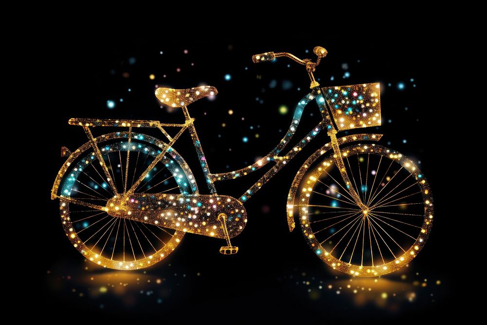 Effect minimal of bicycle lighting outdoors vehicle.