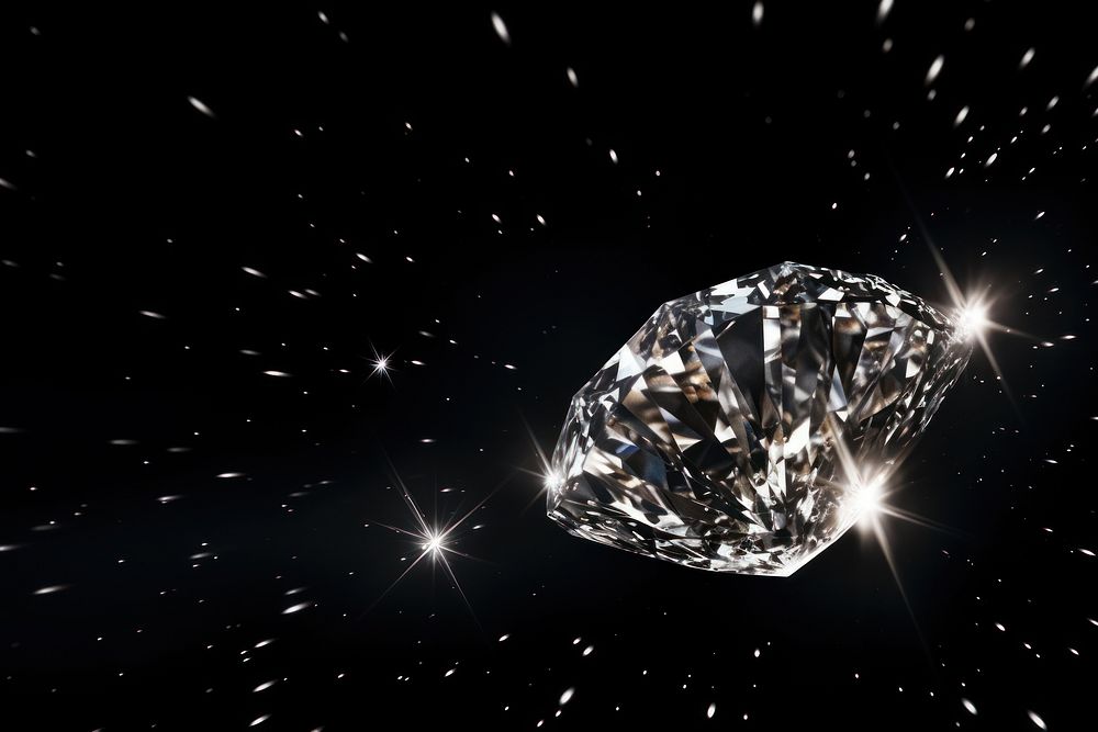 Effect minimal of diamond gemstone jewelry light.
