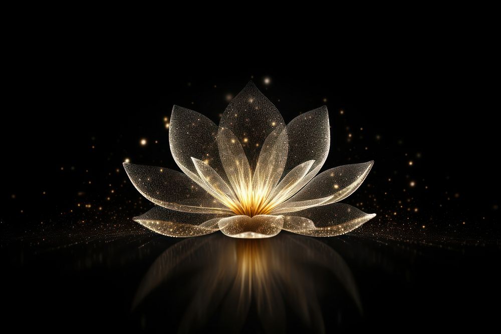 Effect minimal of lotus light nature flower.