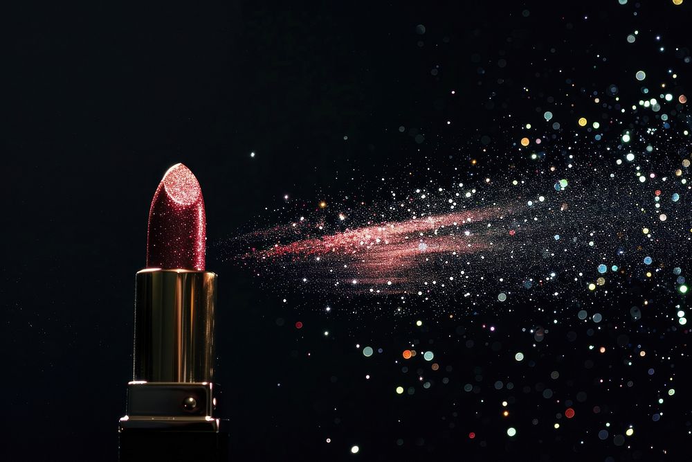 Effect minimal of lipstick cosmetics light star.
