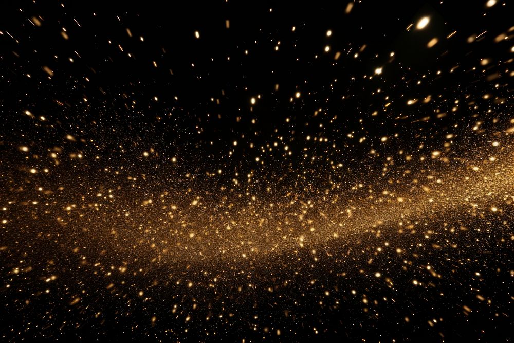 Effect minimal of shooting gold dust backgrounds astronomy nature.