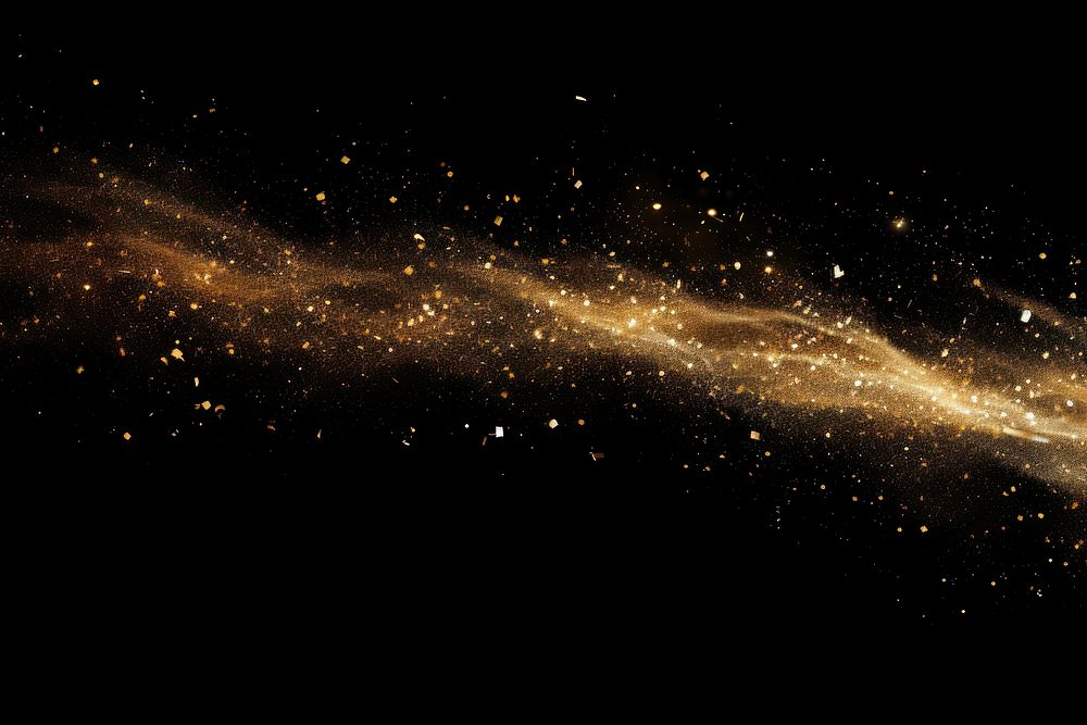 Effect minimal of shooting gold dust backgrounds astronomy outdoors.