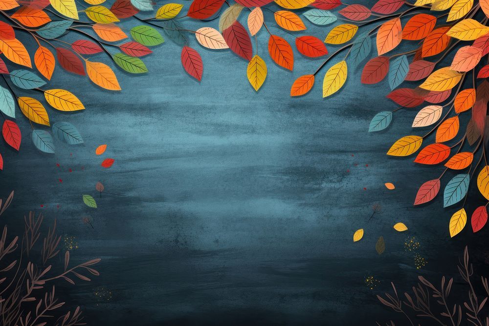 Autumn theme backgrounds painting outdoors.