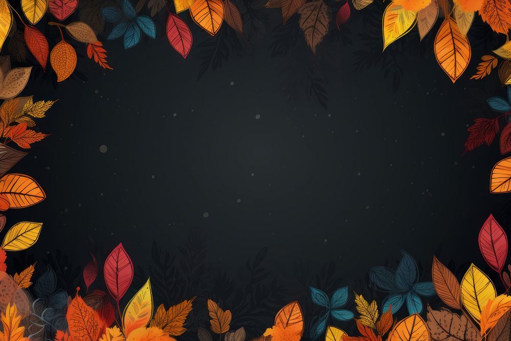 Autumn theme backgrounds outdoors pattern.