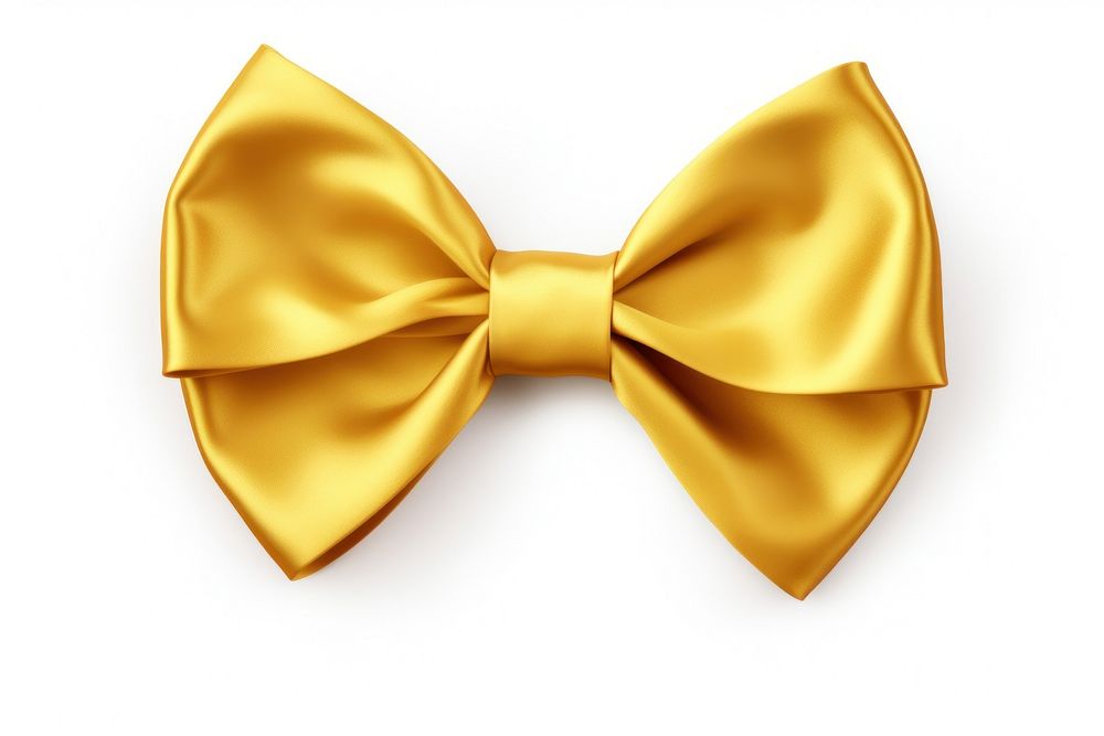 Ribbon bow ribbon shiny gold.