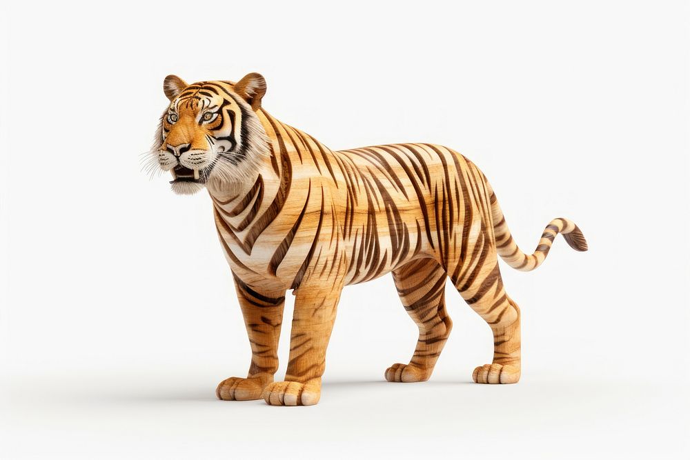 Animal tiger wildlife mammal.