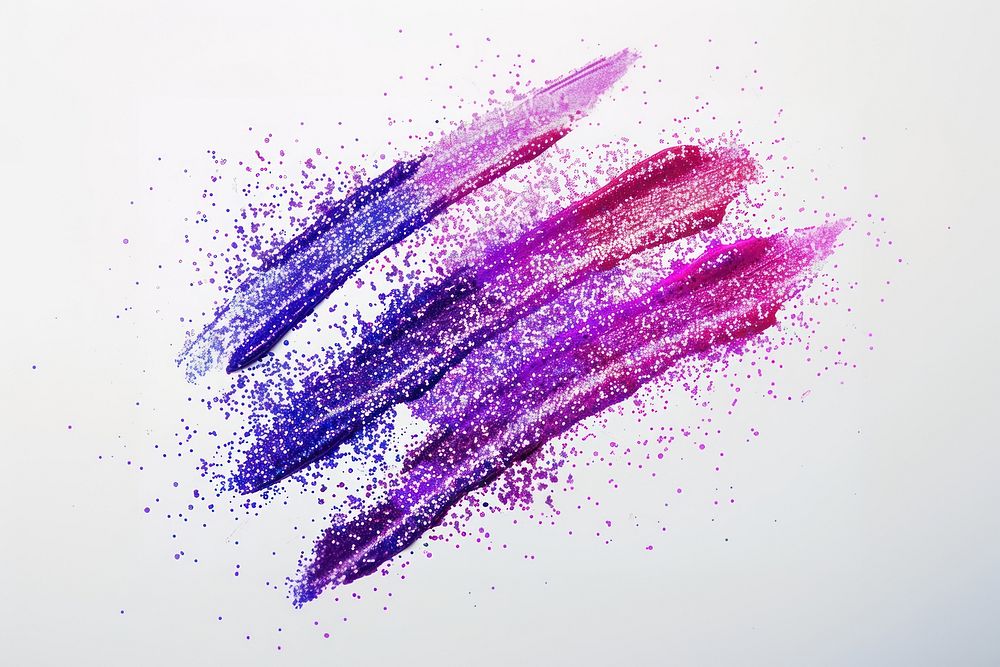 Violet brush strokes glitter weaponry purple.
