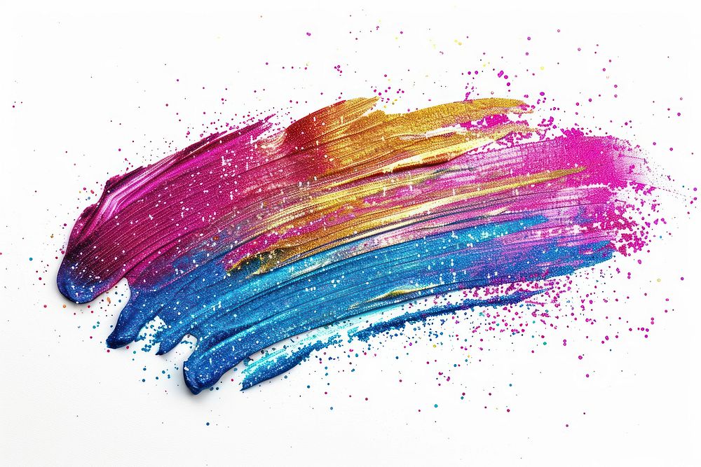 Paint tewture brush strokes graphics animal purple.