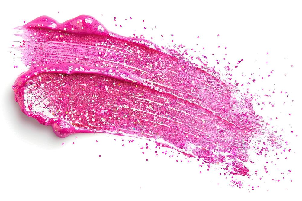 Glitter cosmetics lipstick blossom.