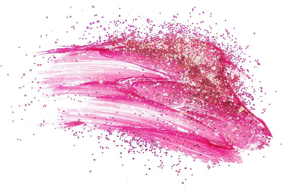 Pink brush strokes backgrounds glitter paint.