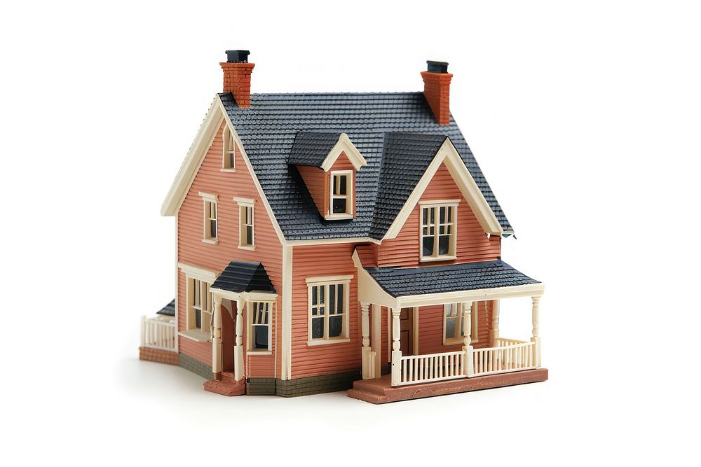 Miniature house model architecture building cottage.