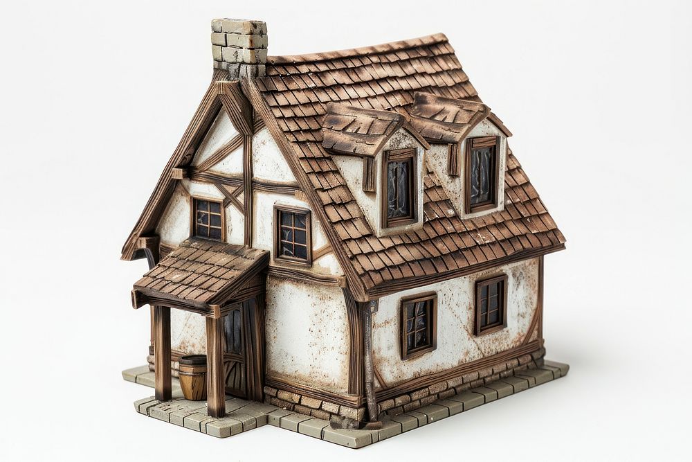 Small house model architecture building cottage.