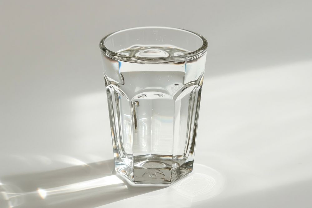 Warm glass of water drink vase refreshment.