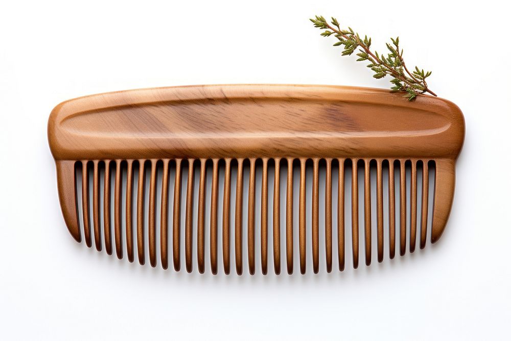 Natural comb white background jacuzzi brown.