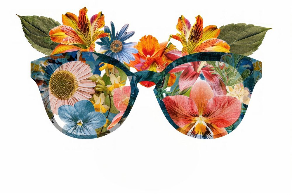 Sunglasses flower plant petal.