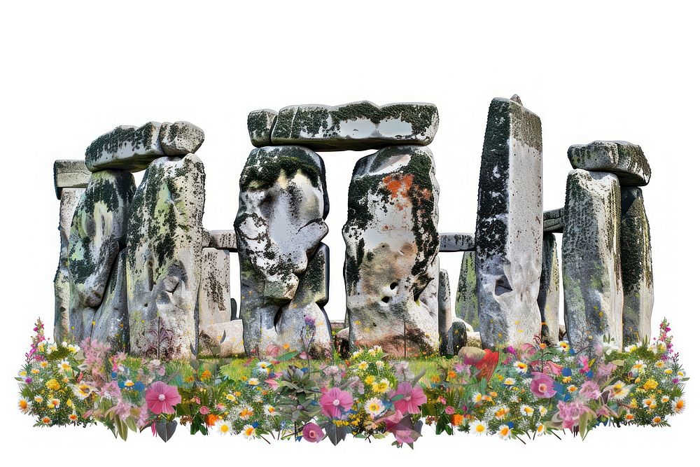 Stonehenge flower architecture archaeology.