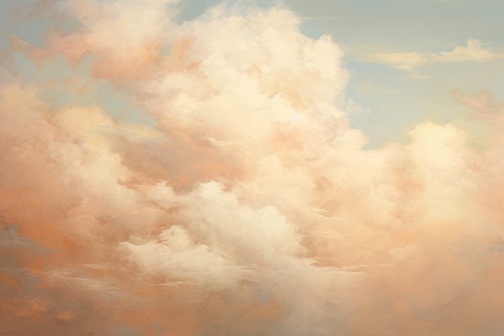 Close up on pale cloud painting backgrounds outdoors.
