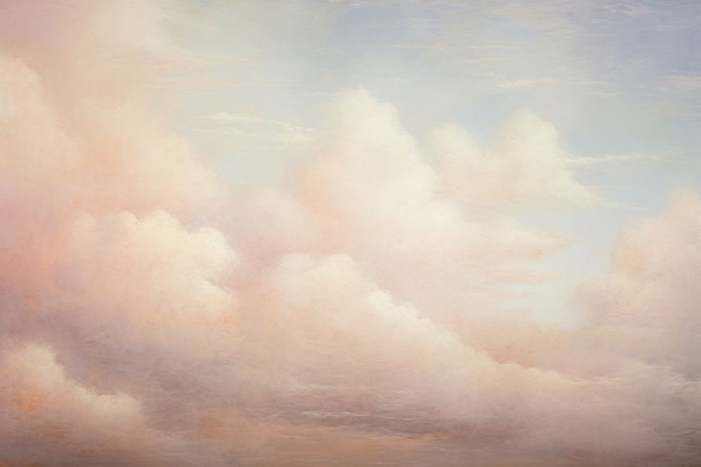 Close up on pale cloud painting sky backgrounds.
