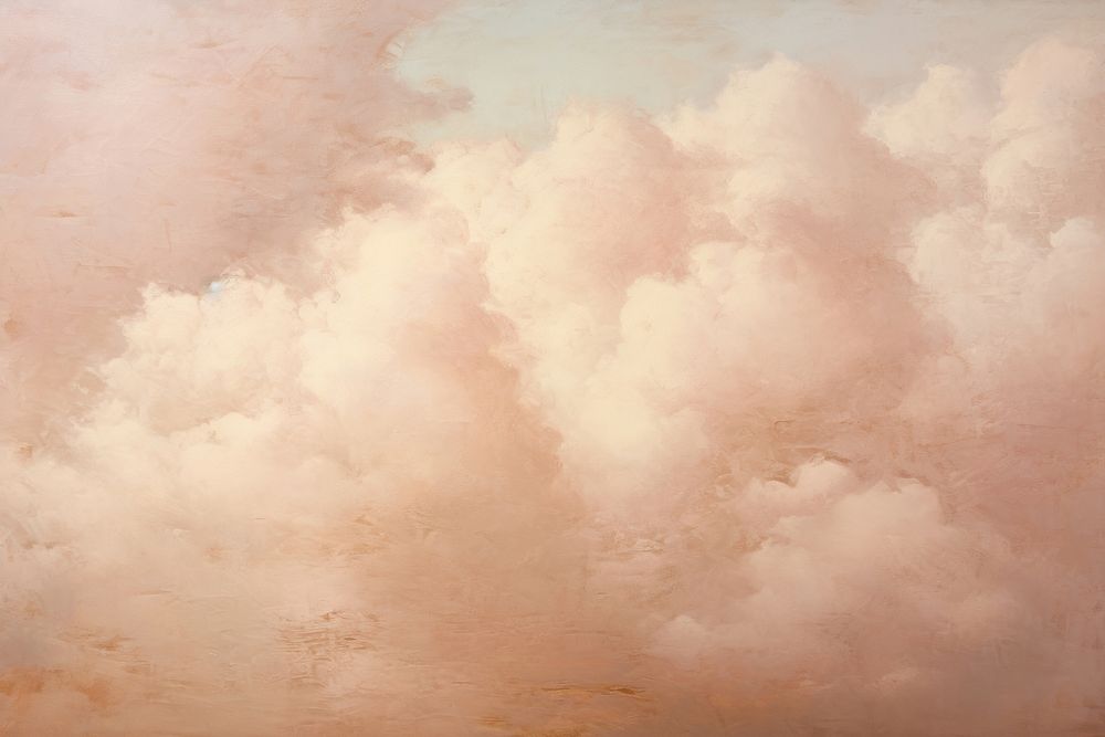 Close up on pale cloud painting backgrounds nature.