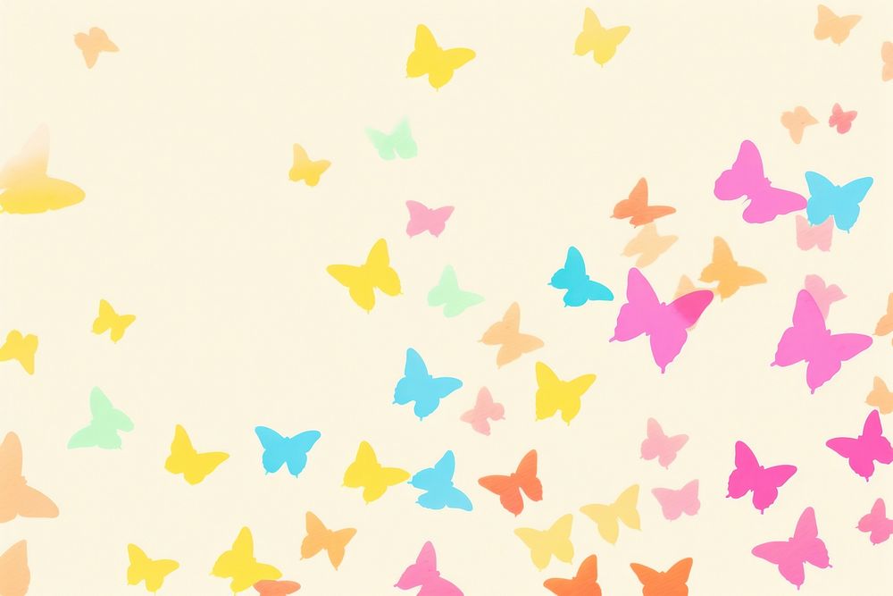 Butterflys Grainy colorful texture backgrounds abstract confetti.