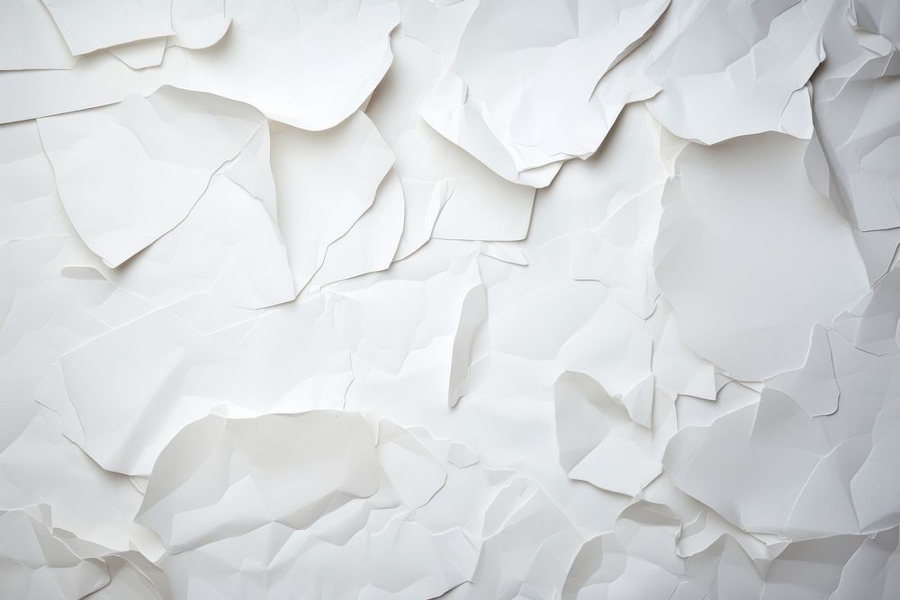 White paper backgrounds crumpled textured.