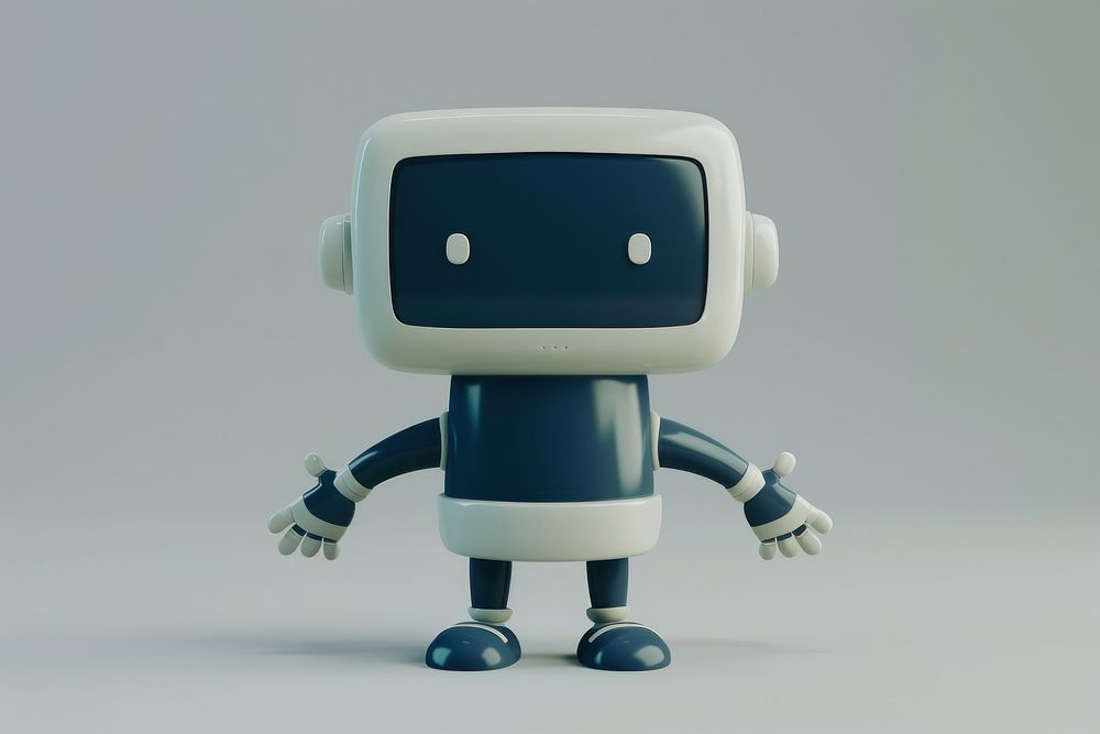 3d tv character cartoon robot toy.