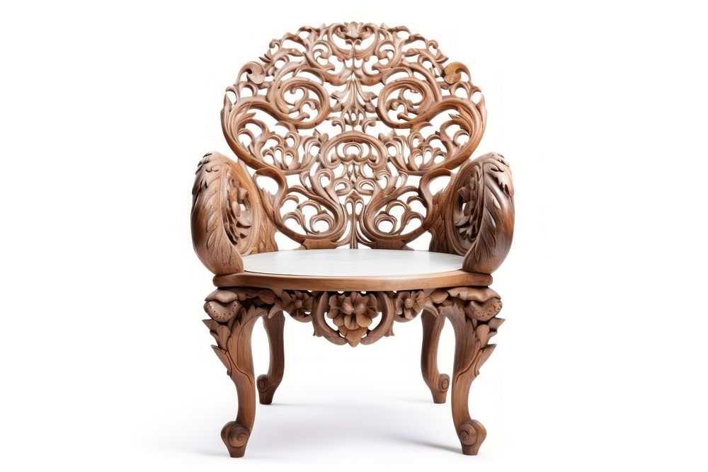 Chair furniture wood armchair.