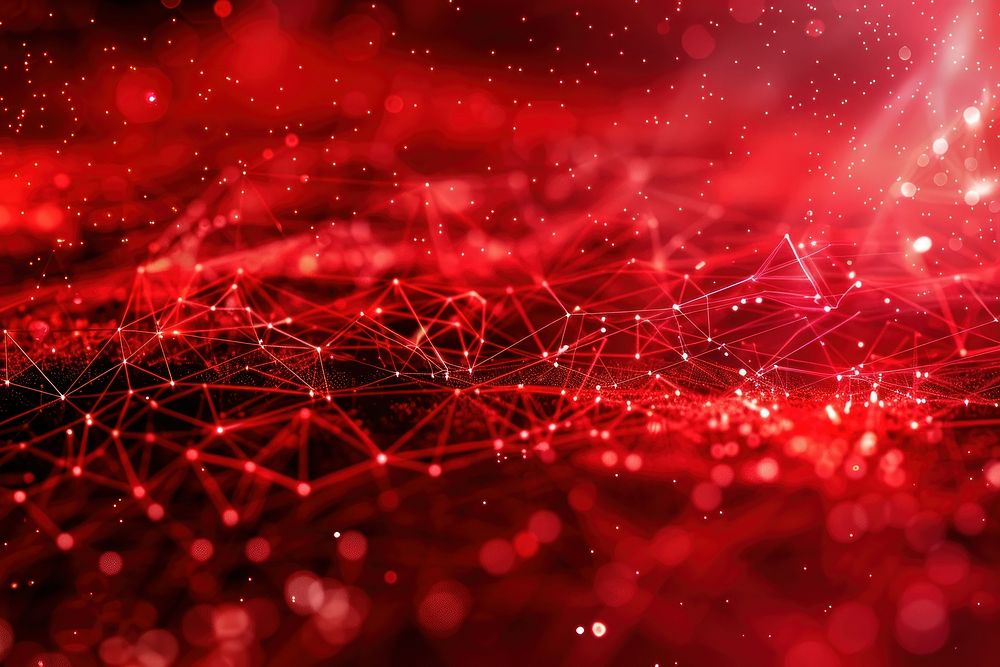 Futuristic network background red backgrounds futuristic.
