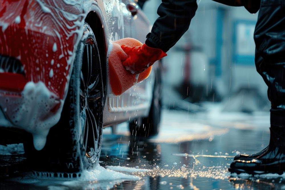 Washing car transportation automobile car wash.
