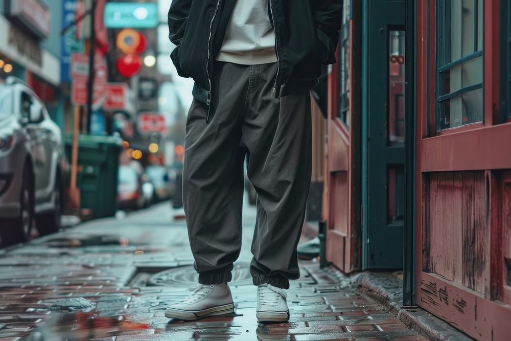 Mens wear streetwear footwear walking adult.