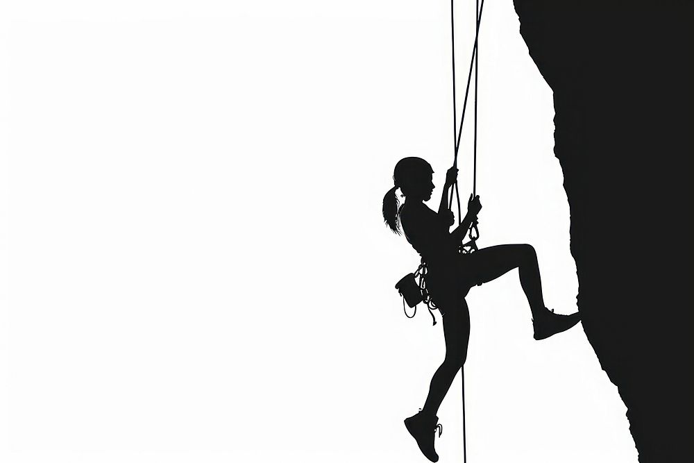 Rappelling silhouette clip art accessories | Free Photo Illustration ...