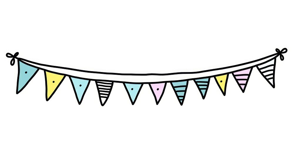 Cupcale flag string triangle banner animal.