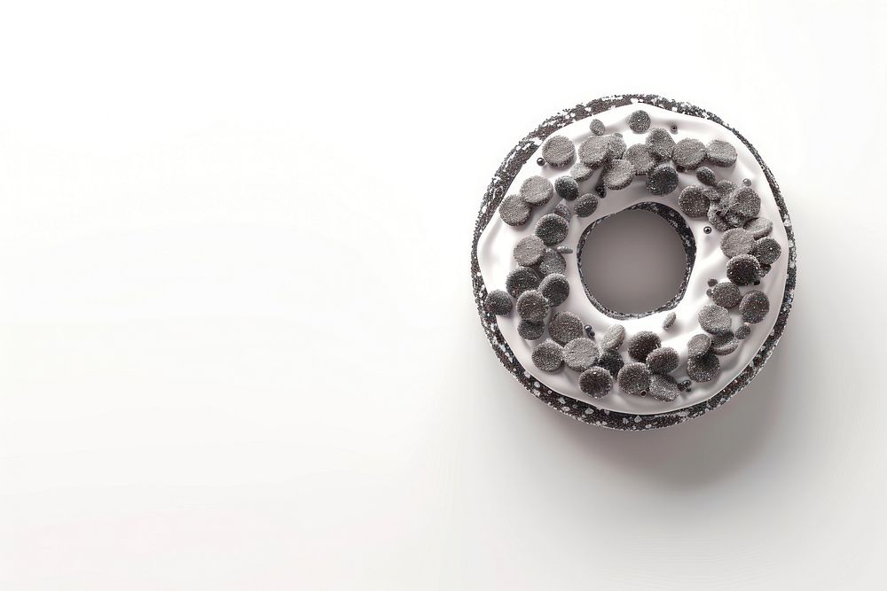 Cookie and cream donut confectionery accessories accessory.