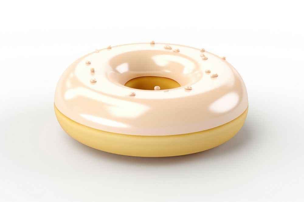 A white chocolate donut confectionery jacuzzi sweets.