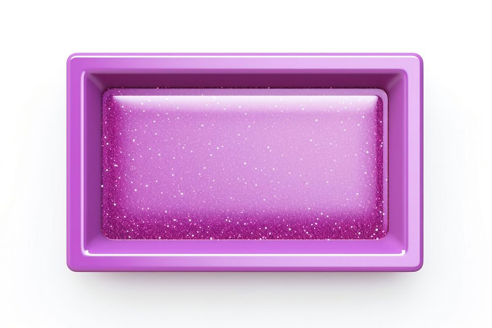 Frame glitter rectangle purple blackboard foam.