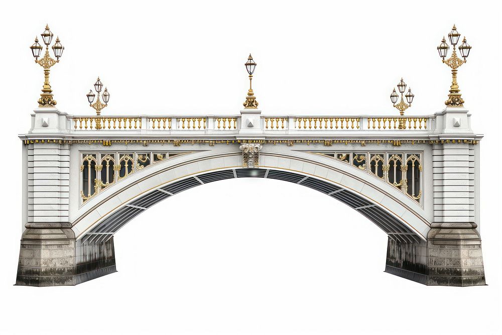 Bridge in London architecture arched gate.