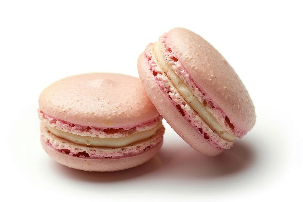 Pink macarone macarons confectionery sweets.