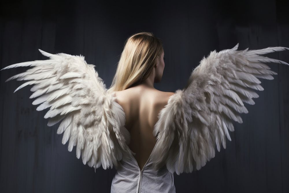 Wings player angel archangel female. | Premium Photo - rawpixel