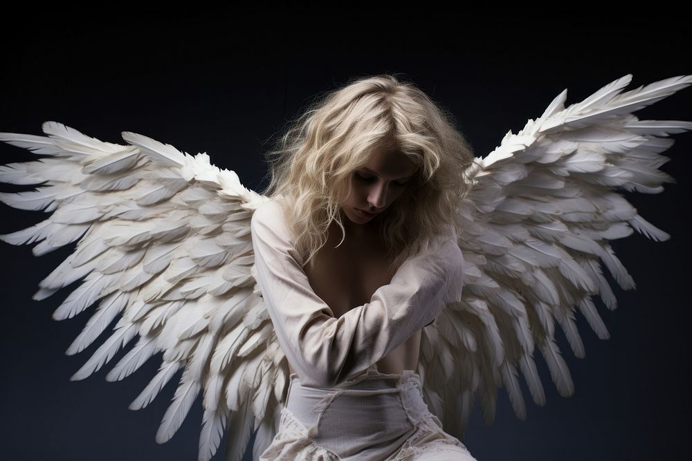 Wings player angel archangel female. | Premium Photo - rawpixel