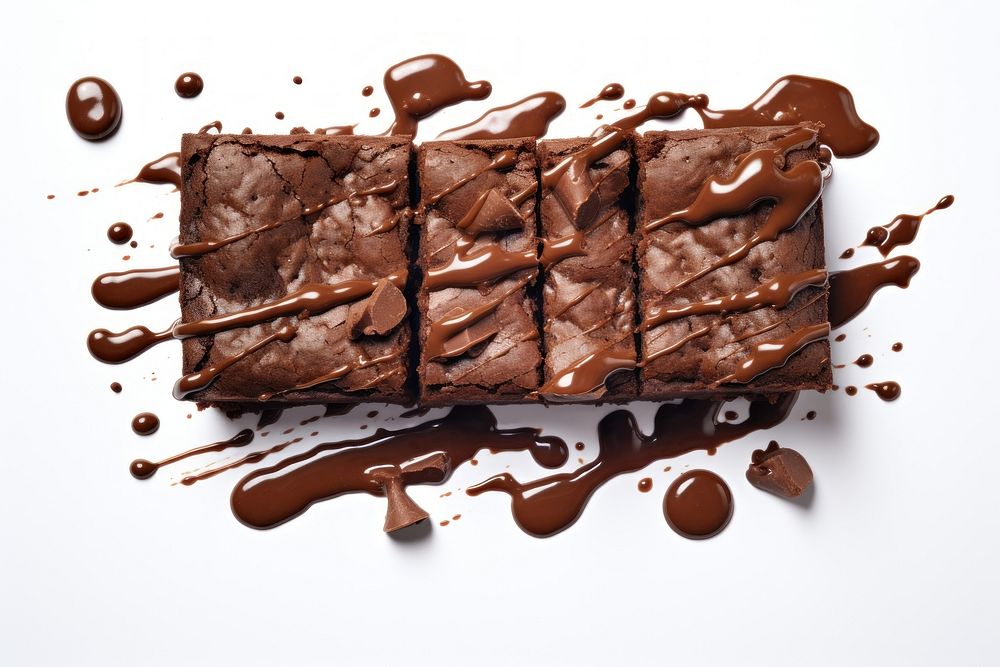 Brownie confectionery chocolate dessert.